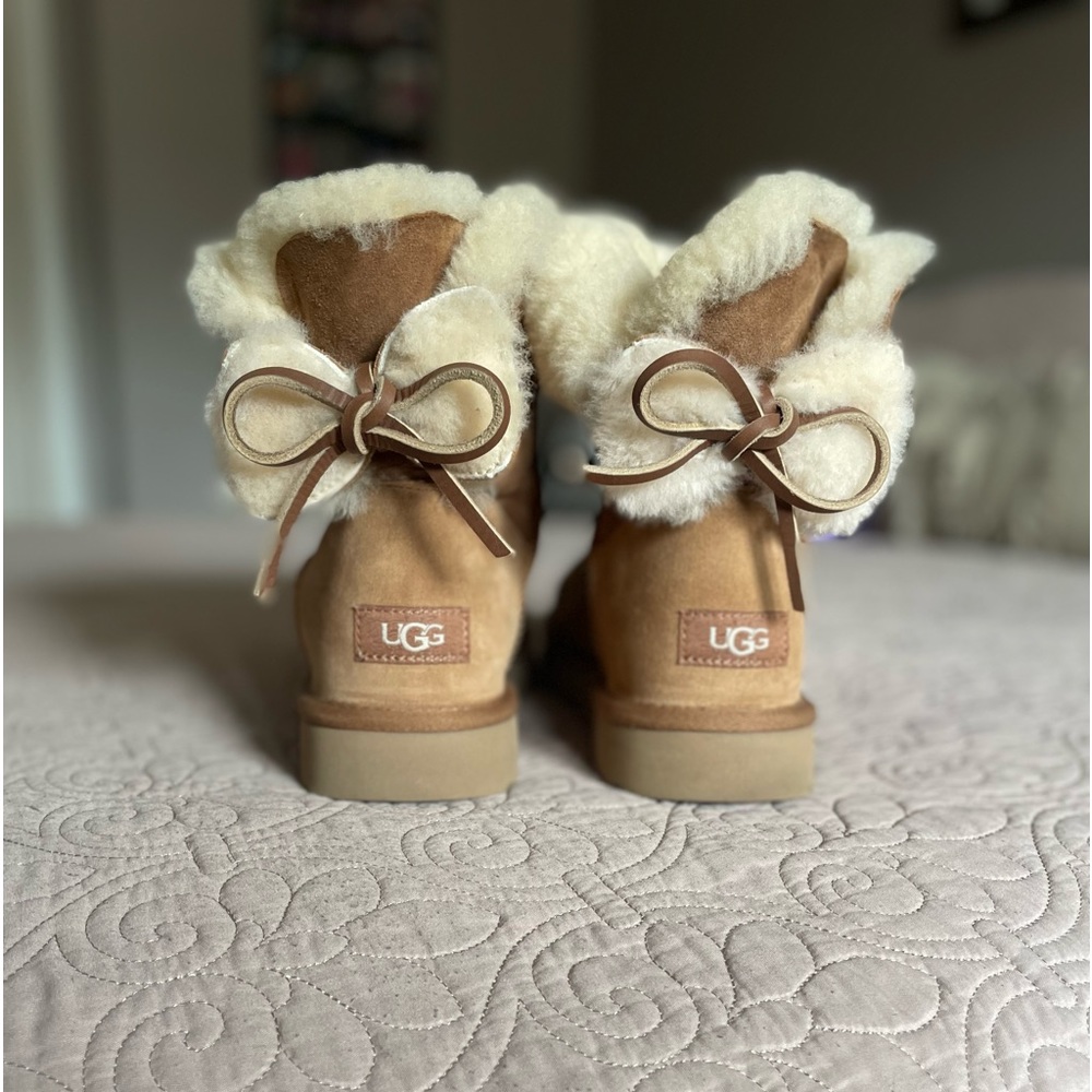 UGG Classic Double Bow Mini Boots